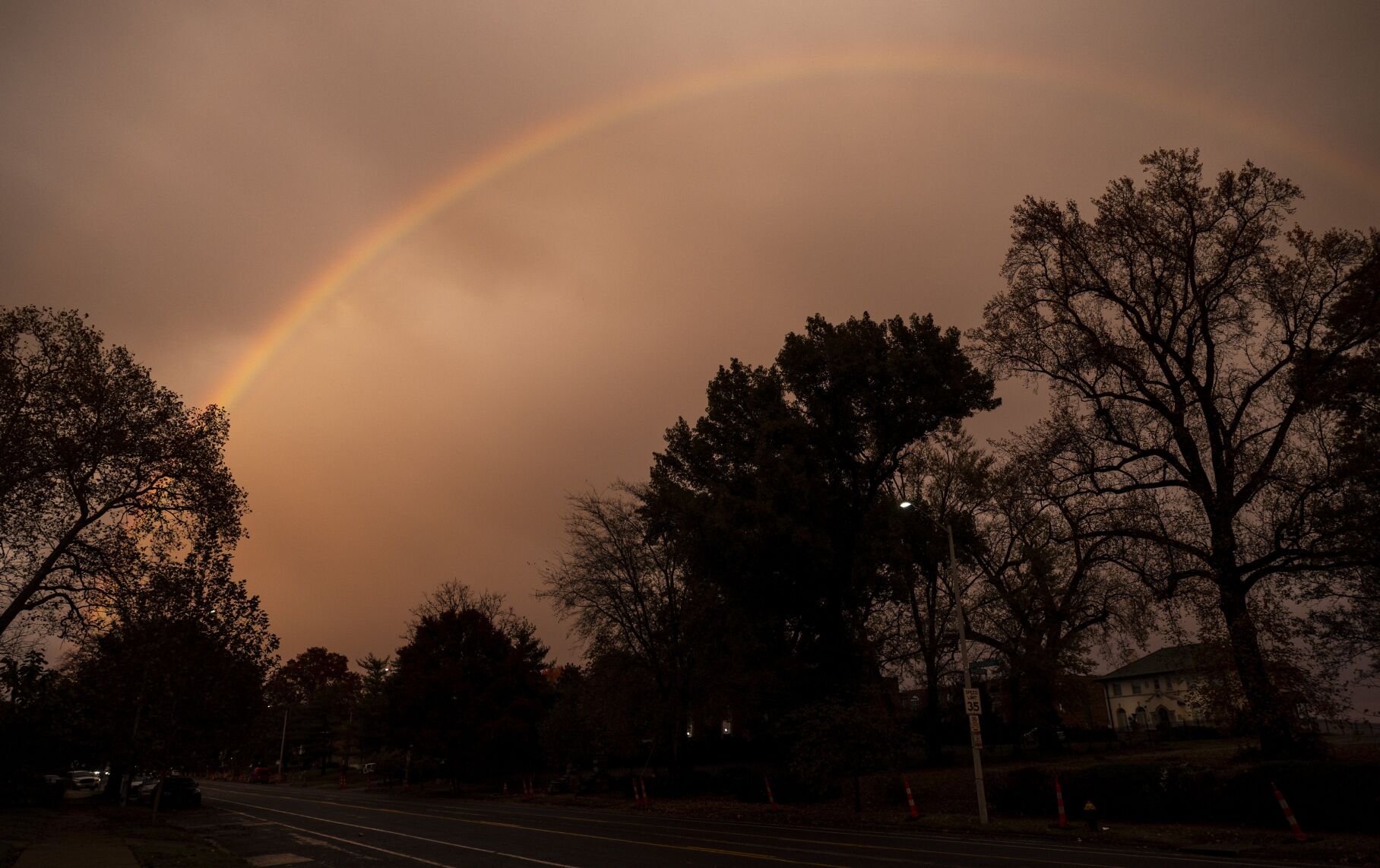 The Election Day rainbow